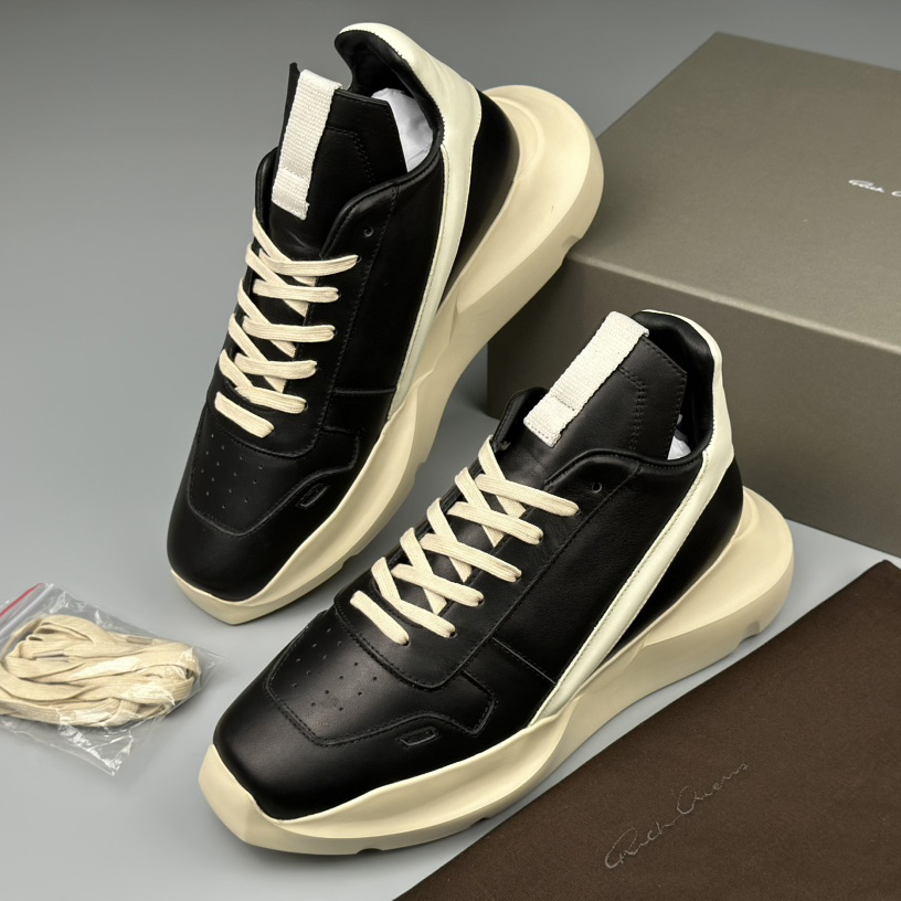 Rick Owens Geth Runner Low-top Sneakers - DopestKickz