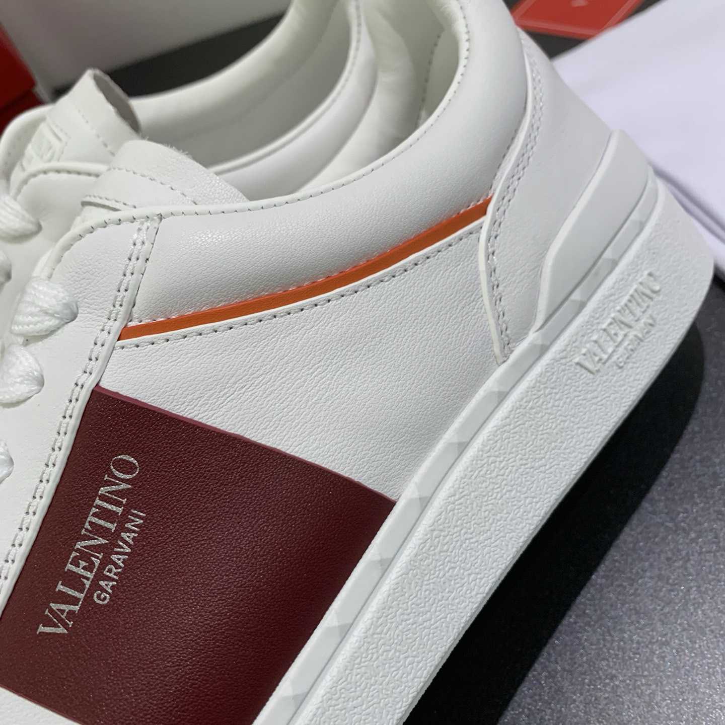 Valenti Upvillage Low Top Sneaker In Split Leather And Calfskin Nappa Leather - DopestKickz