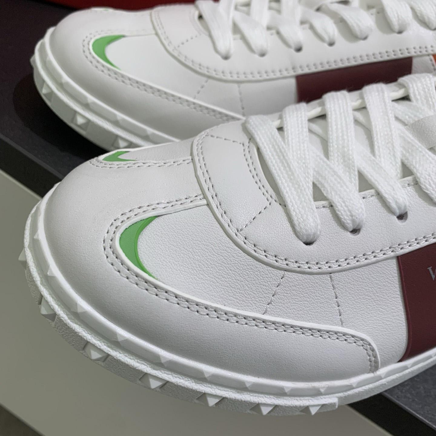 Valenti Upvillage Low Top Sneaker In Split Leather And Calfskin Nappa Leather - DopestKickz