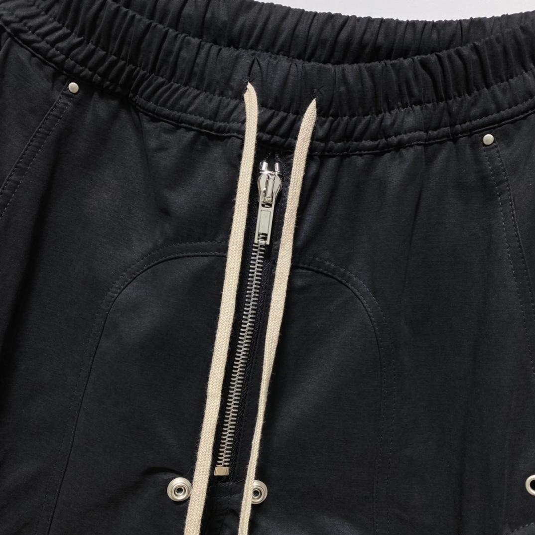 Rick Owens Black Bauhaus Cargo Pants - DopestKickz