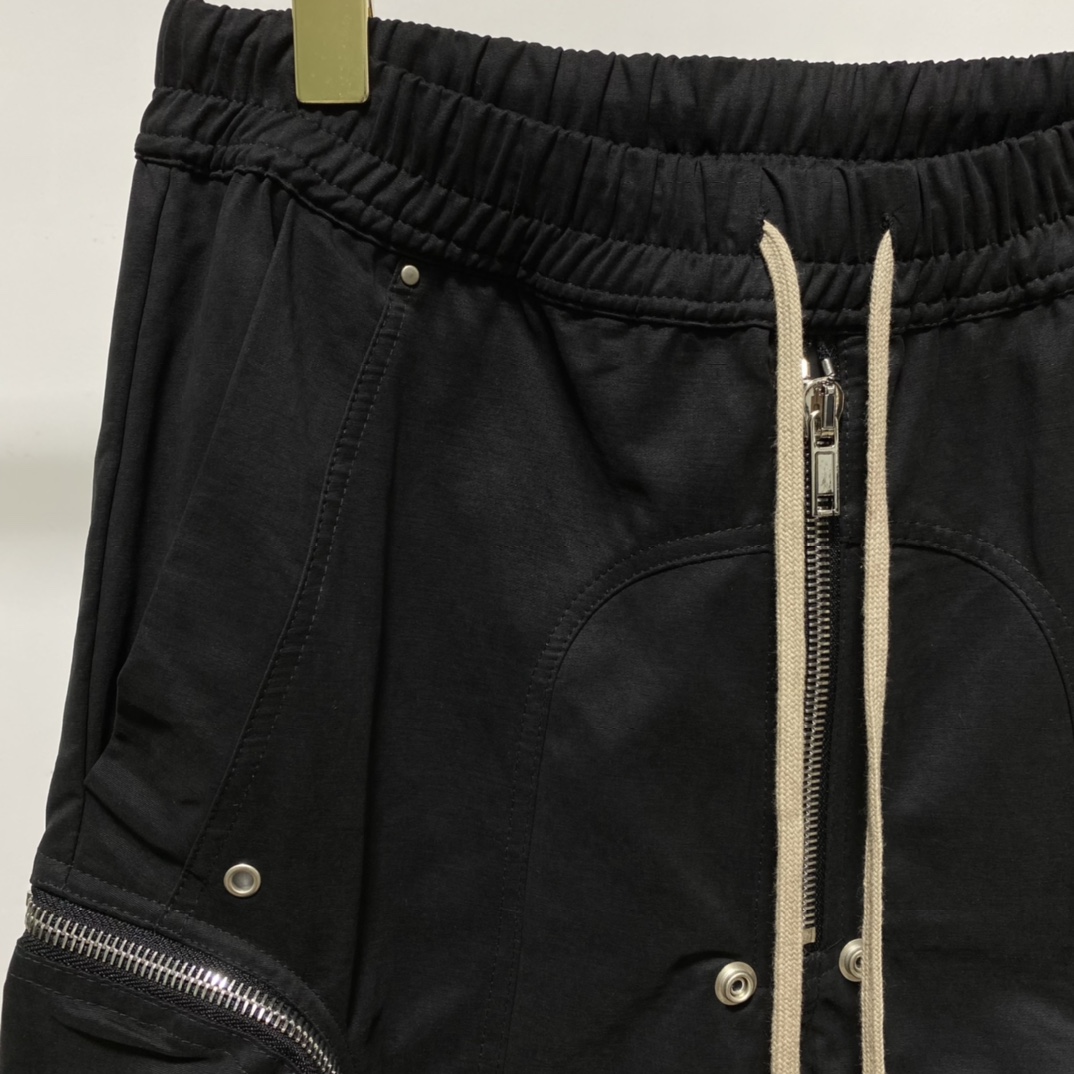 Rick Owens Black Bauhaus Cargo Pants - DopestKickz