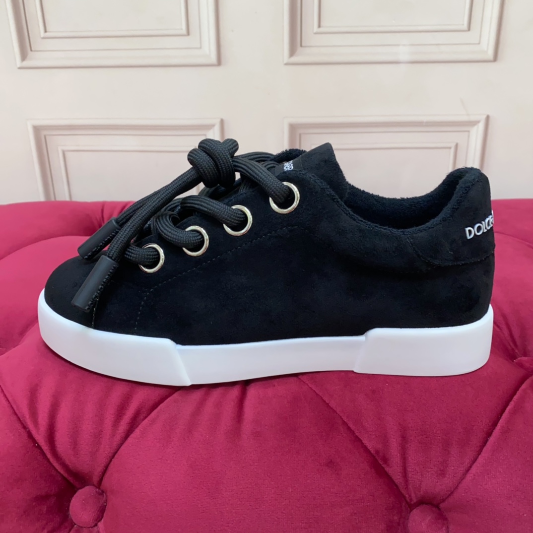 Dolce & Gabbana Fabric Portofino Sneakers - DopestKickz