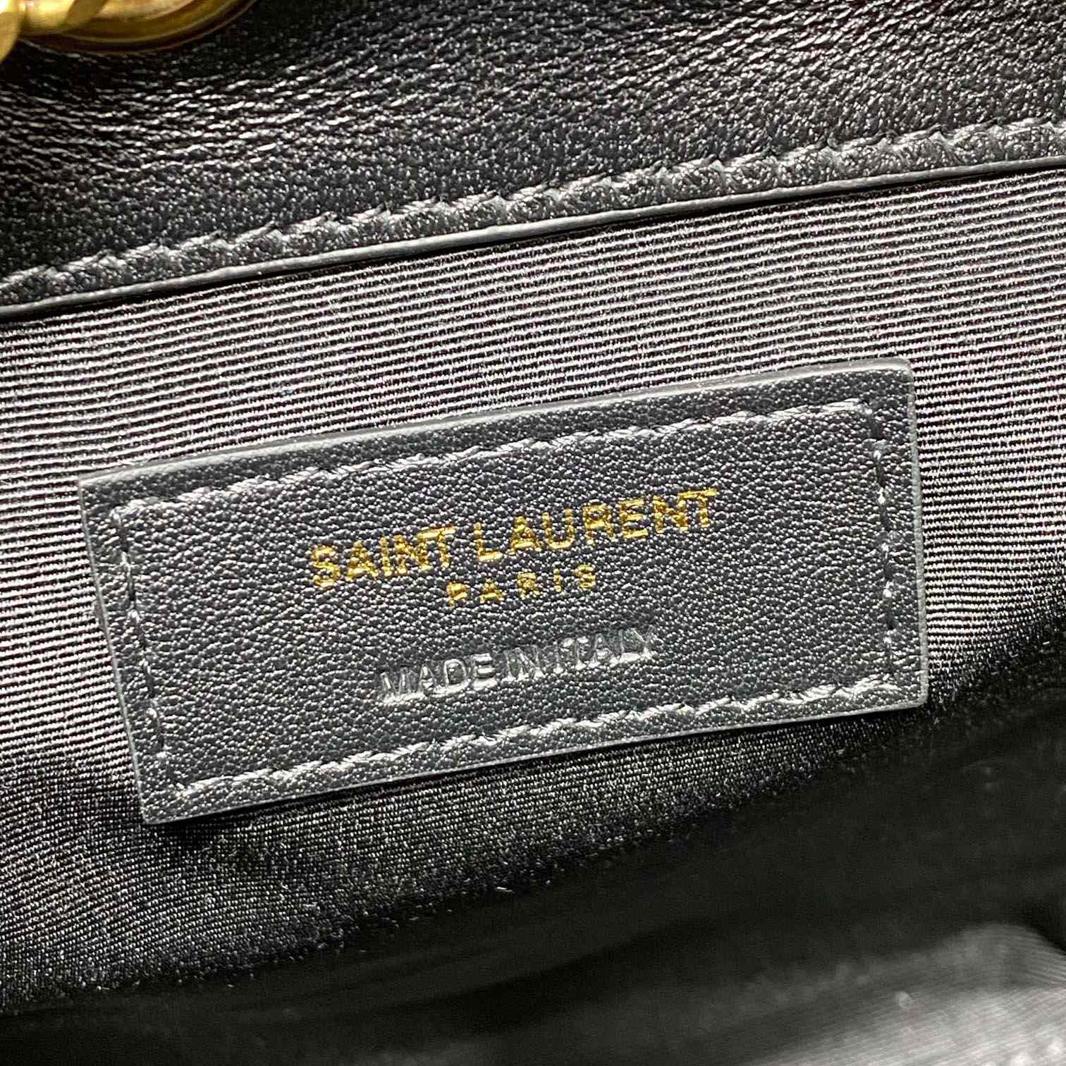 Saint Laurent Joe Mini Bucket Bag In Quilted Lambskin  - DopestKickz