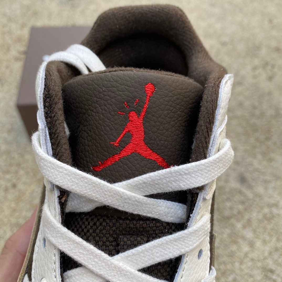 Travis Scott x Jordan Executive The Check Sneaker    fz8117-100 - DopestKickz