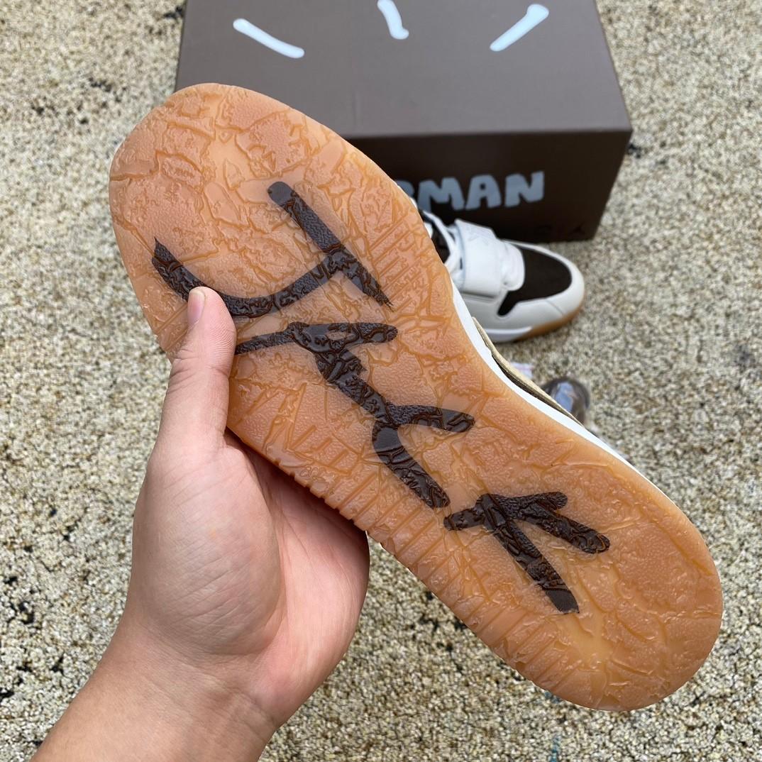 Travis Scott x Jordan Executive The Check Sneaker    fz8117-100 - DopestKickz