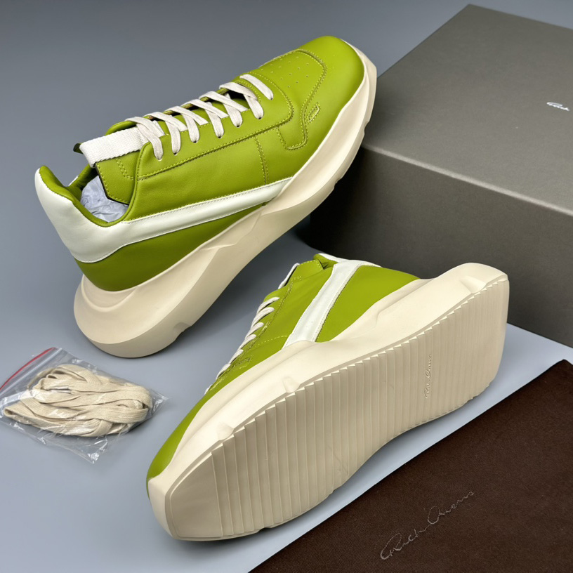 Rick Owens Geth Runner Low-top Sneakers - DopestKickz