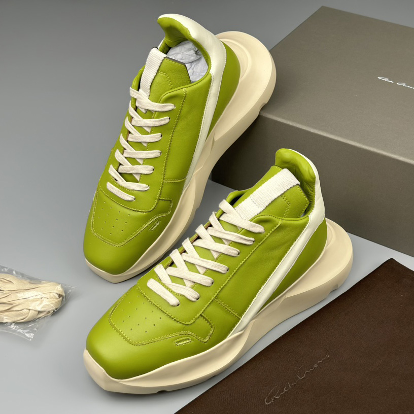 Rick Owens Geth Runner Low-top Sneakers - DopestKickz