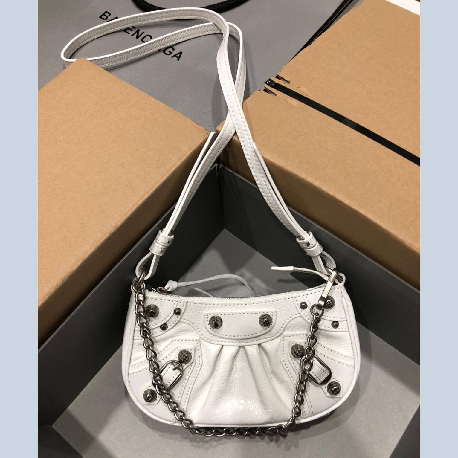 Balenciaga mini Le Cagole Embossed Shoulder Bag   20-11-4 CM - DopestKickz