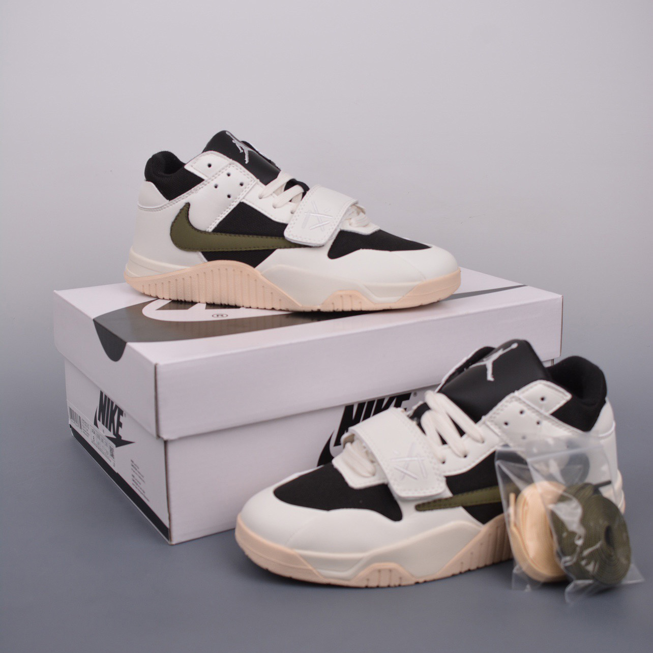 Travis Scott x Jordan Executive The Check Sneaker    FZ8117 - DopestKickz