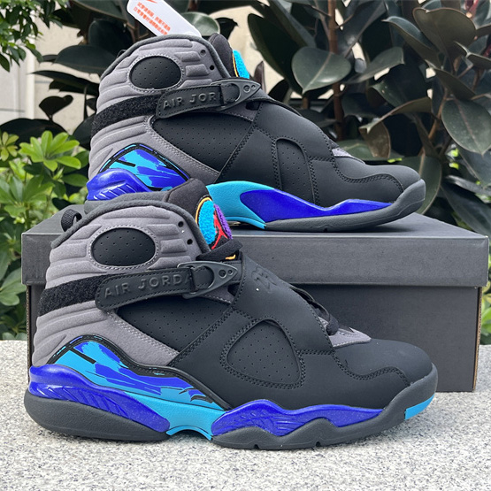 Air Jordan 8 Retro Aqua Sneakers     305381-025 - DopestKickz