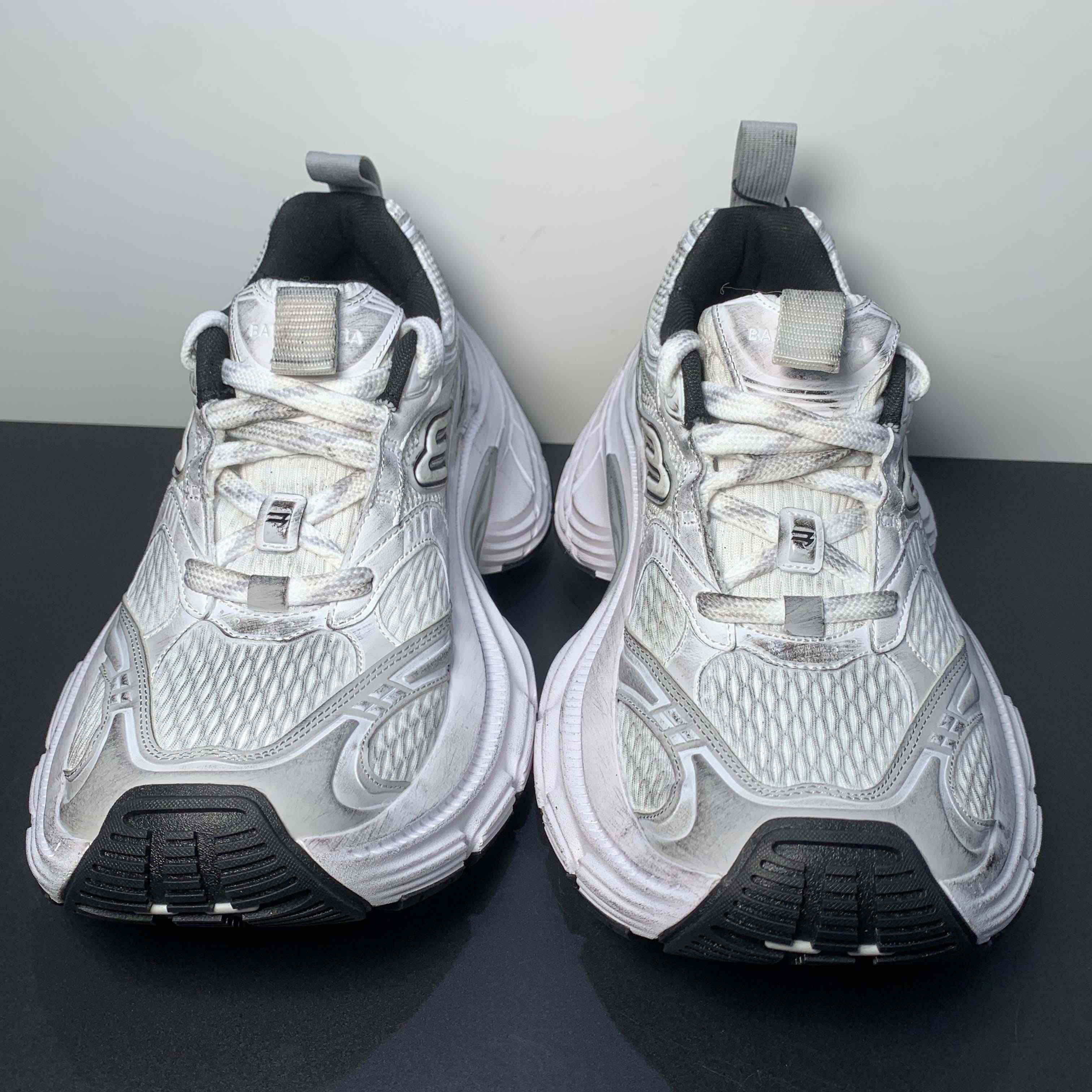 Balenciaga 10XL Sneaker In White/Black/Grey - DopestKickz
