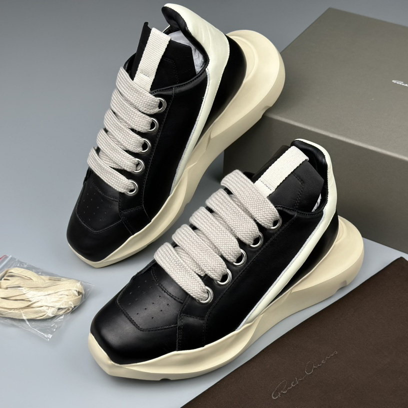 Rick Owens Geth Chunky High-top Sneakers - DopestKickz