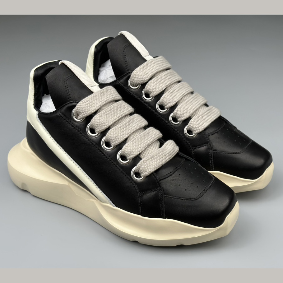 Rick Owens Geth Chunky High-top Sneakers - DopestKickz