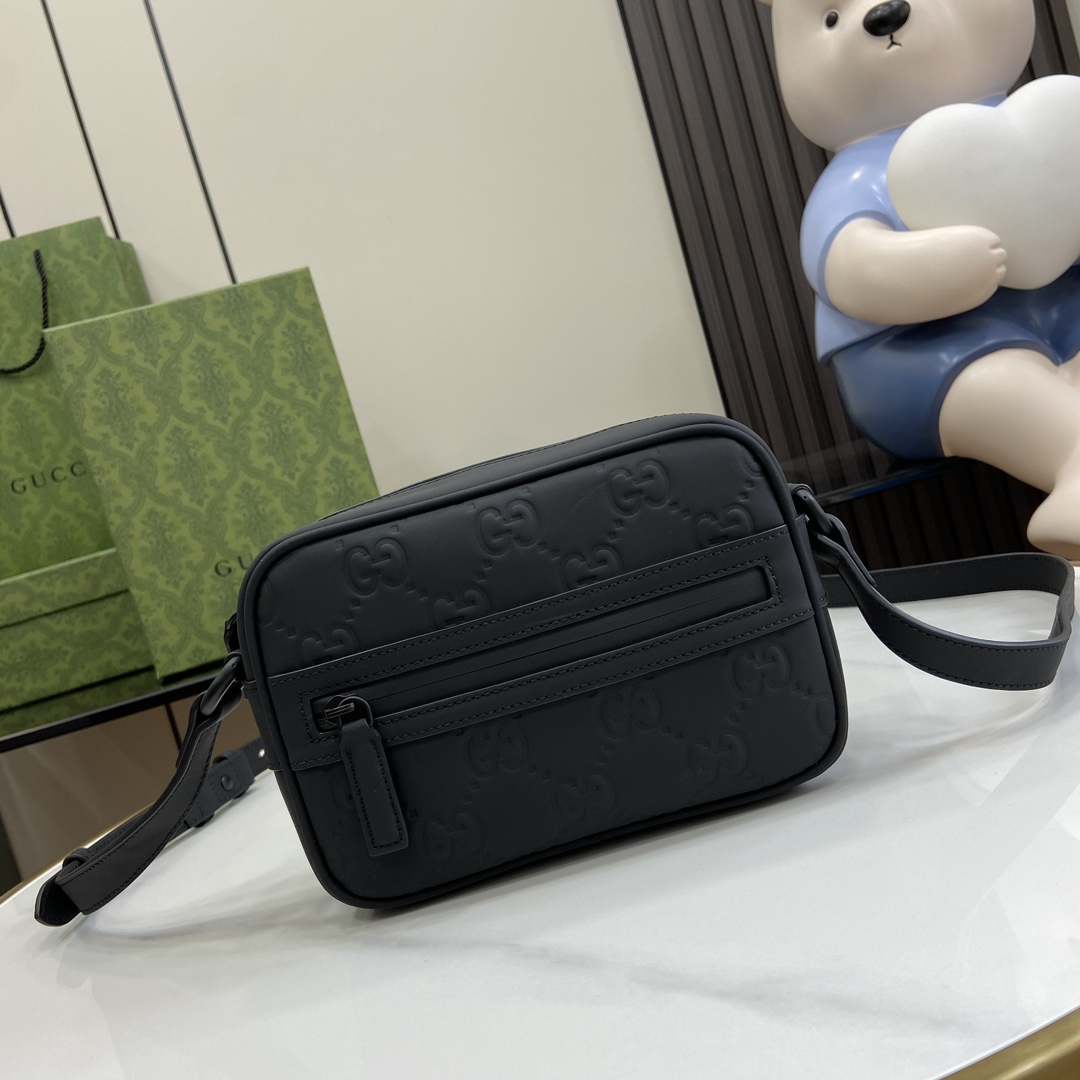 Gucci GG Rubber-effect Mini Shoulder Bag - DopestKickz