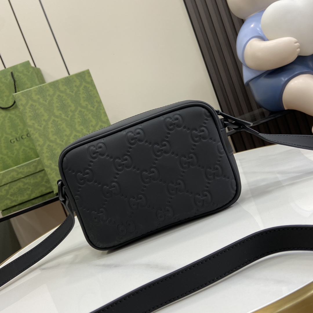 Gucci GG Rubber-effect Mini Shoulder Bag - DopestKickz