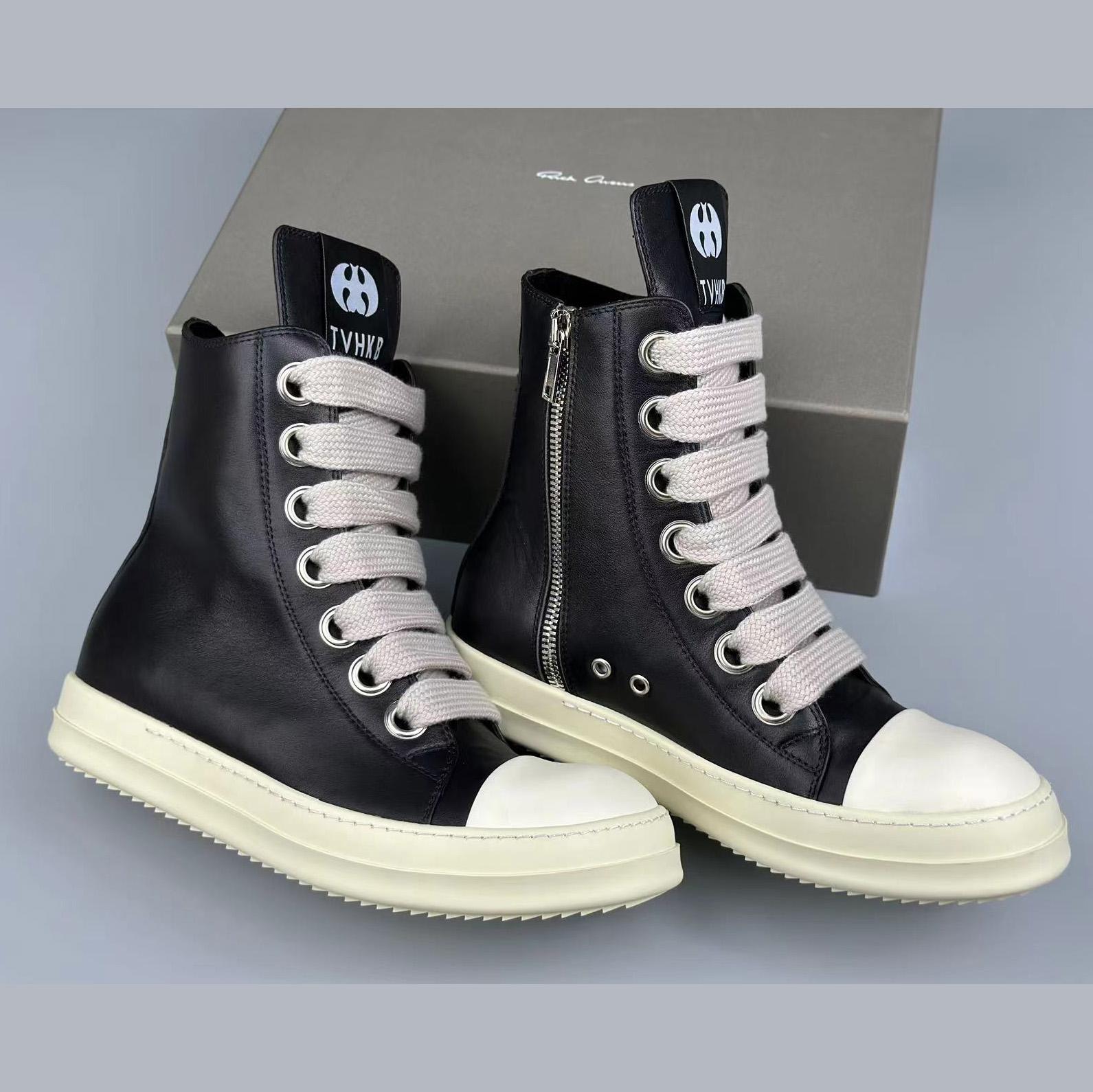 Rick Owens High-Top Sneakers - DopestKickz