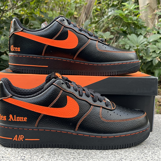 VLONE xNike Air Force 1Low orang Sneaker      AA5360-001  - DopestKickz