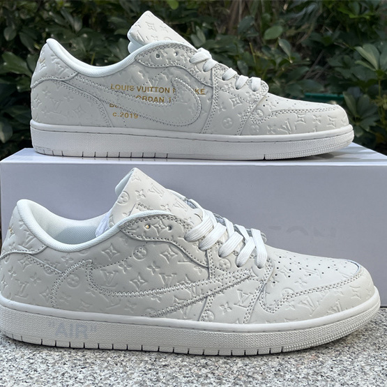 Louis Vuitton X Air Jordan 1 Low Sneaker      1A9V87 - DopestKickz