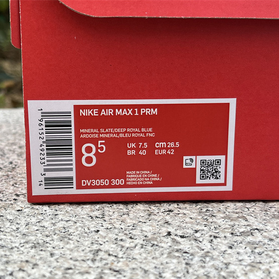 Nike Air Max 1 Premium “Mineral Slate” Sneaker   DV3050-300  - DopestKickz