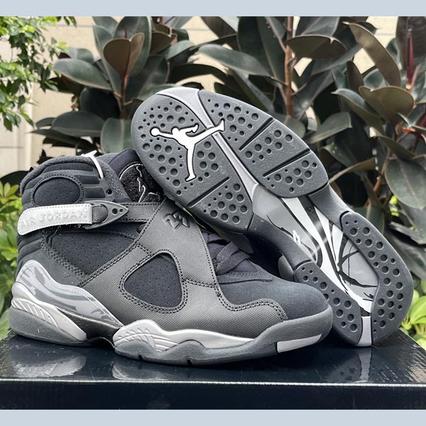 Air Jordan 8 Winterized “Gunsmoke” Sneakers      FD1334-001  - DopestKickz