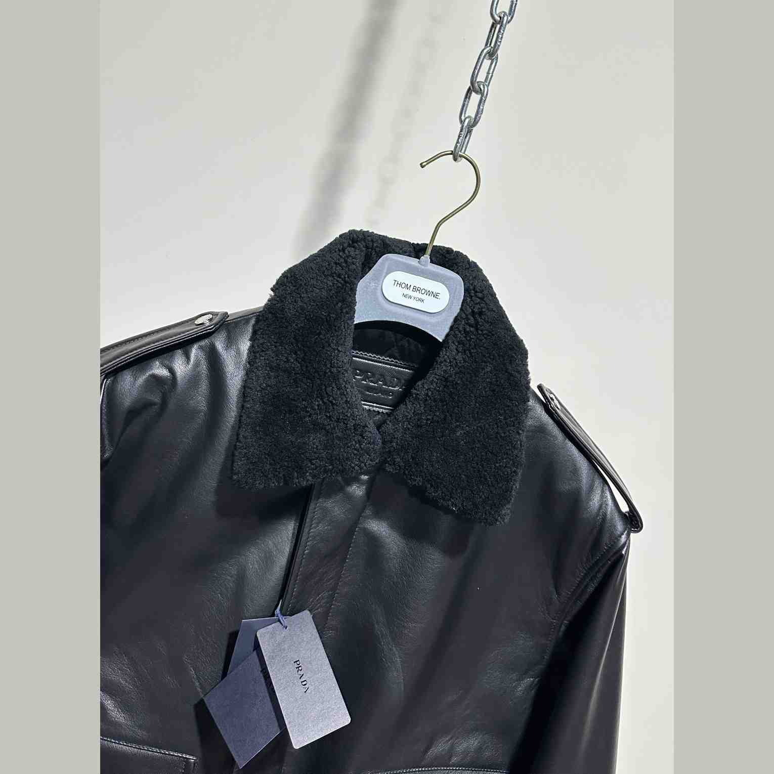 Prada Leather Jacket - DopestKickz