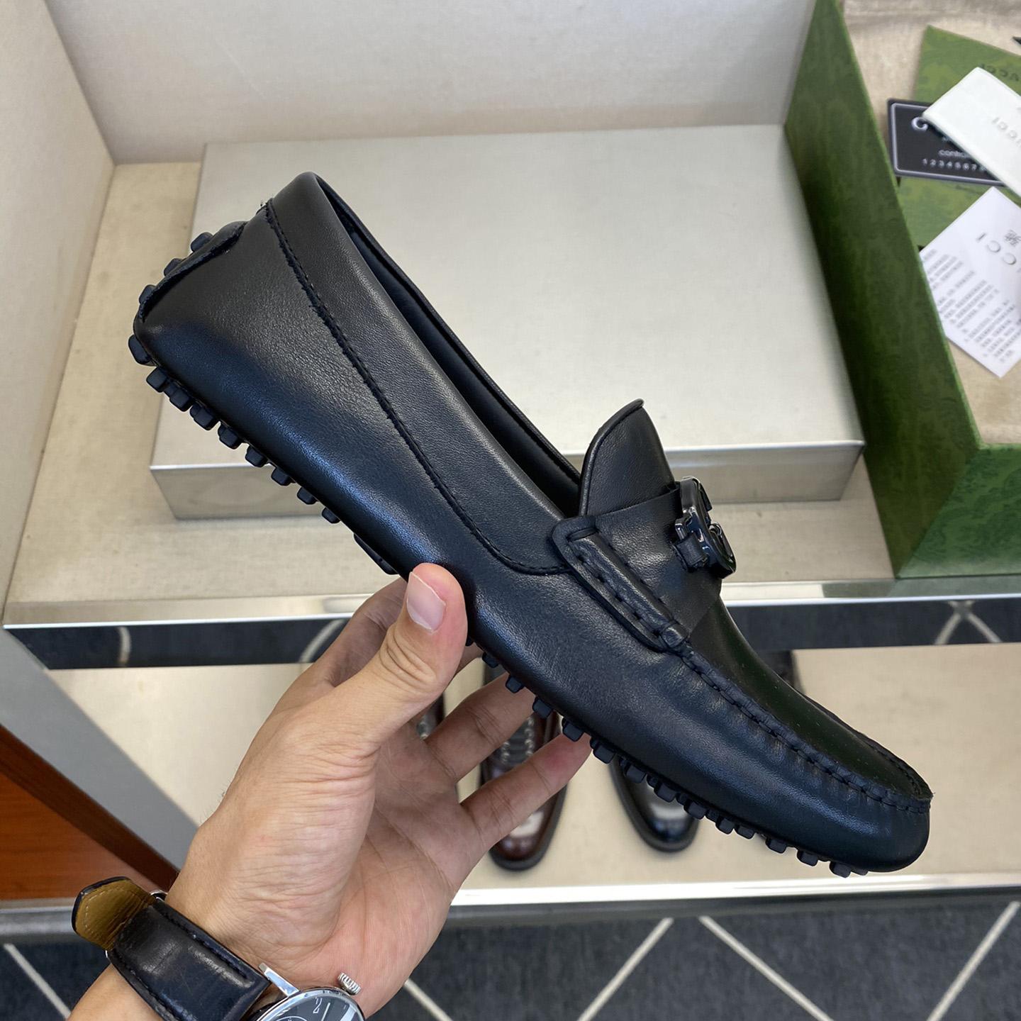 Gucci Ayrton GG Logo Driving Shoe - DopestKickz