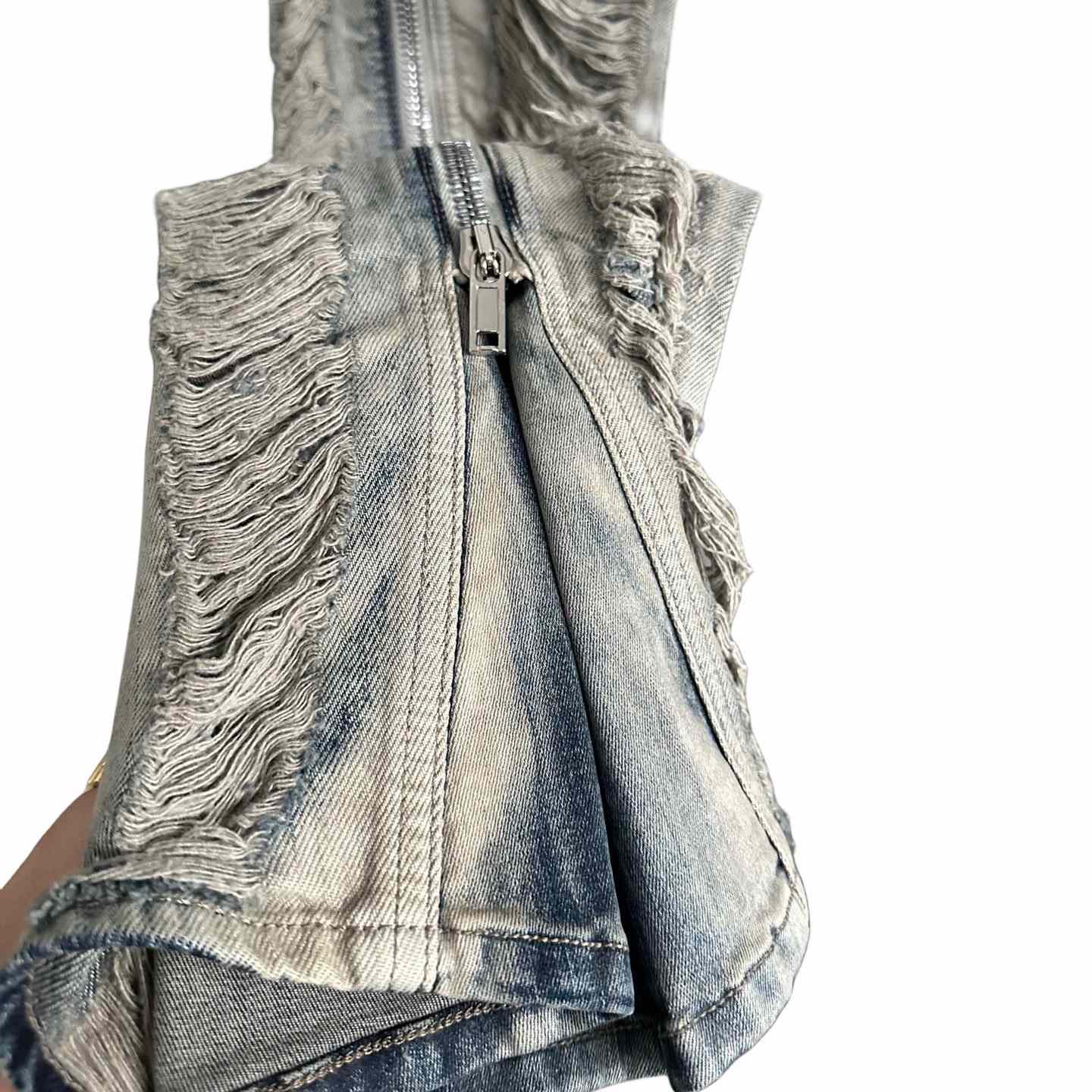 Rick Owens Distressed-finish Slim-cut Jeans - DopestKickz