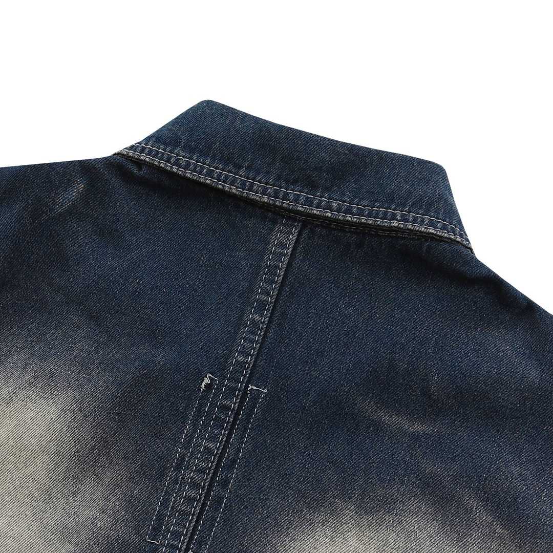 Rick Owens Drkshdw Faded Denim Jacket - DopestKickz