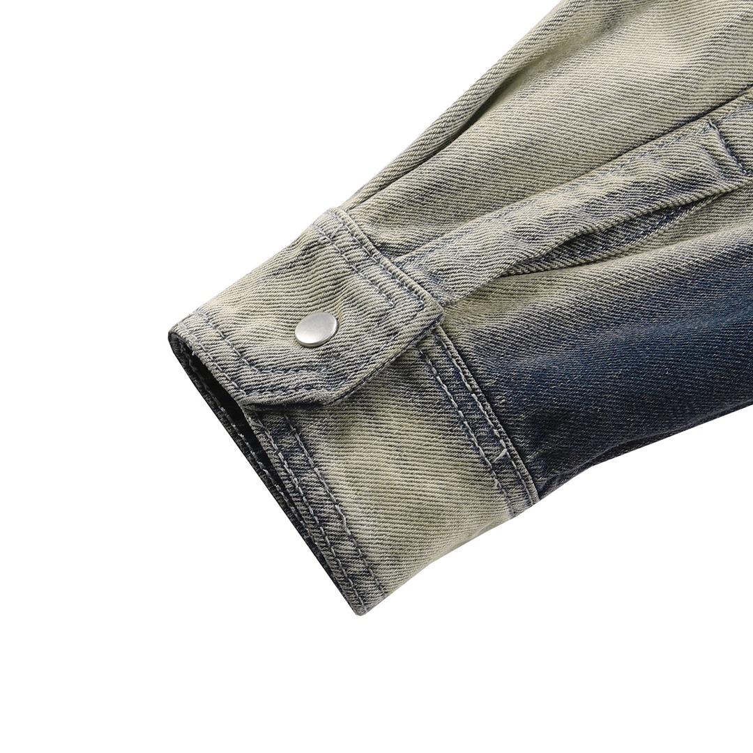 Rick Owens Drkshdw Faded Denim Jacket - DopestKickz