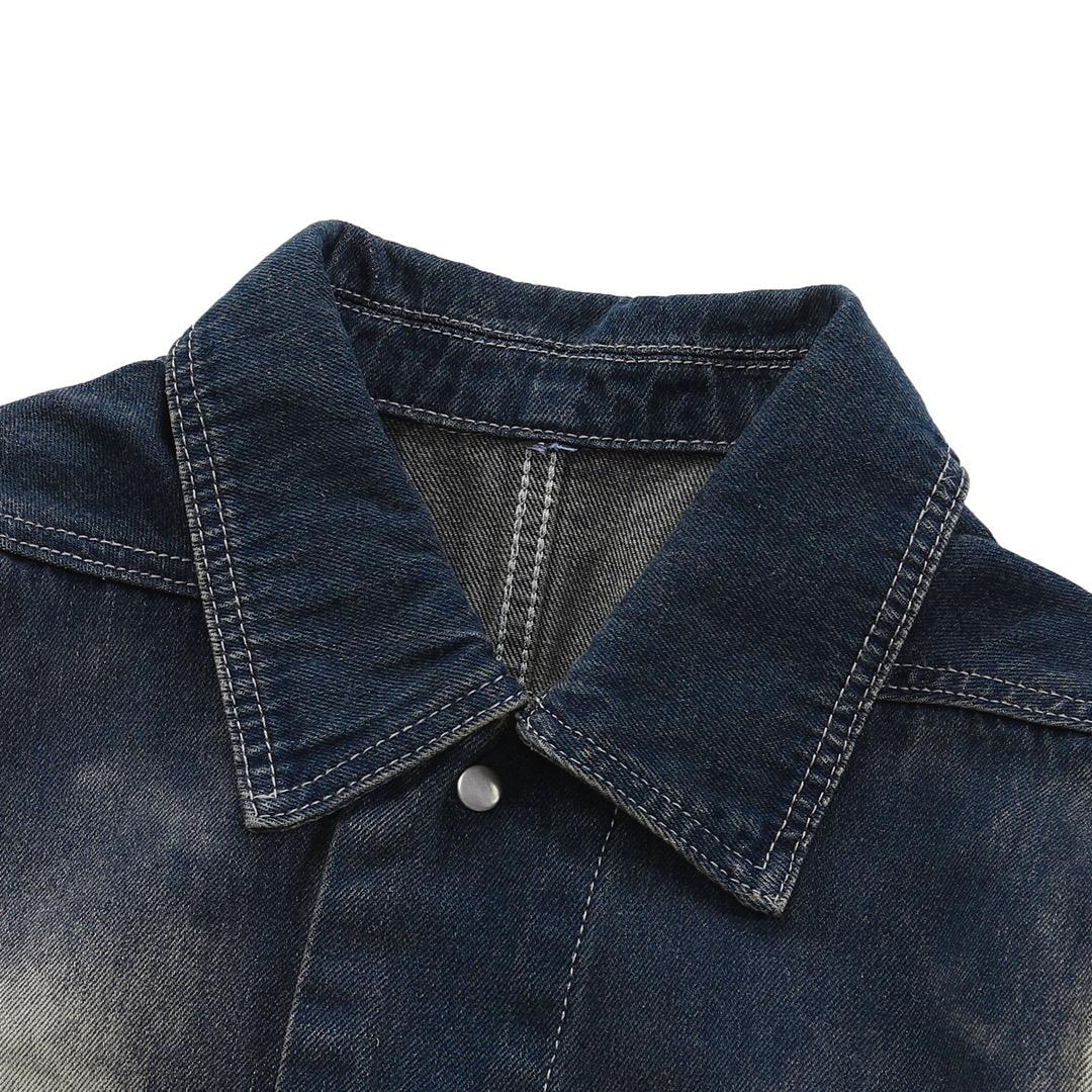 Rick Owens Drkshdw Faded Denim Jacket - DopestKickz