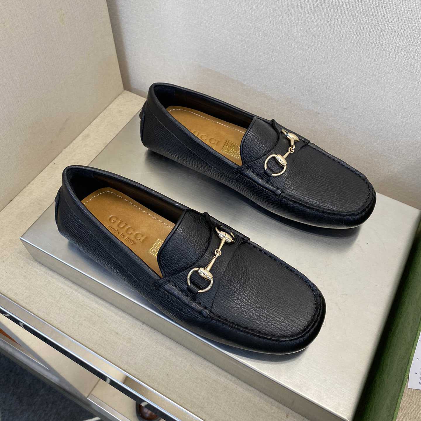 Gucci Leather Driver With Horsebit - DopestKickz