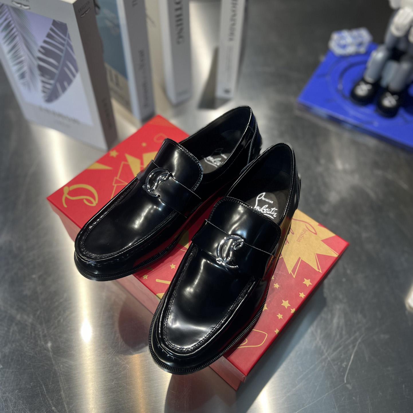 Christian Louboutin CL Moc Loafers  - DopestKickz