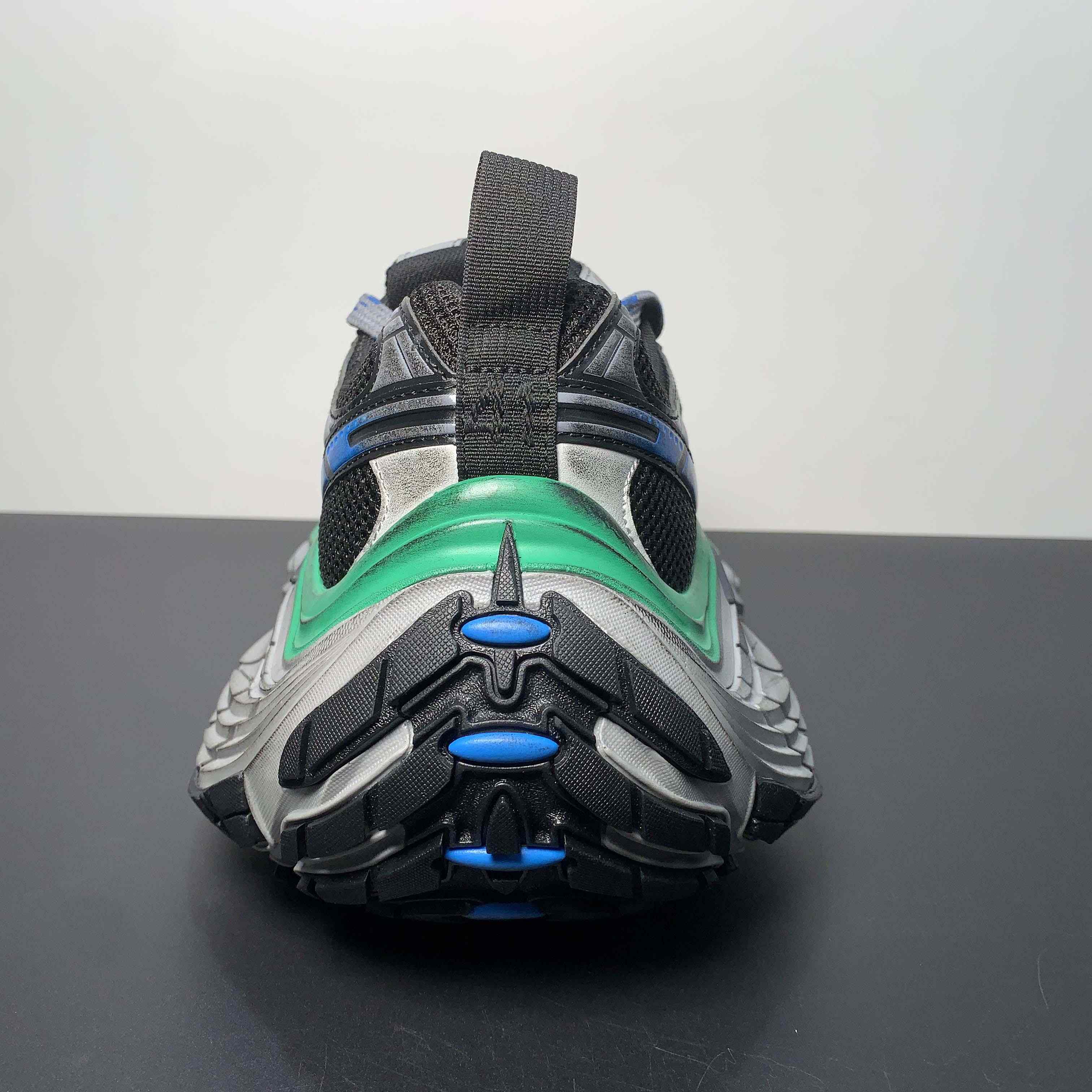 Balenciaga 10XL Sneaker in Black/Grey/Blue/Green - DopestKickz