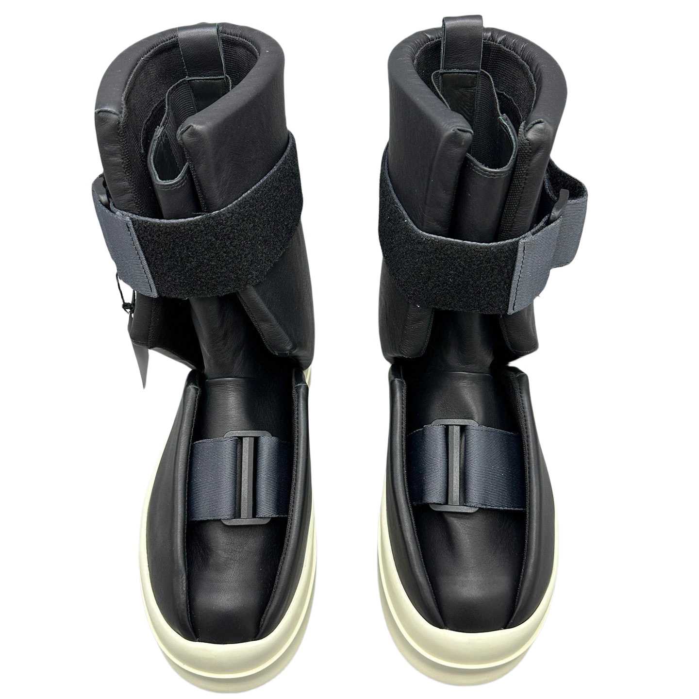 Rick Owens Splint Leather High-top Sneakers - DopestKickz