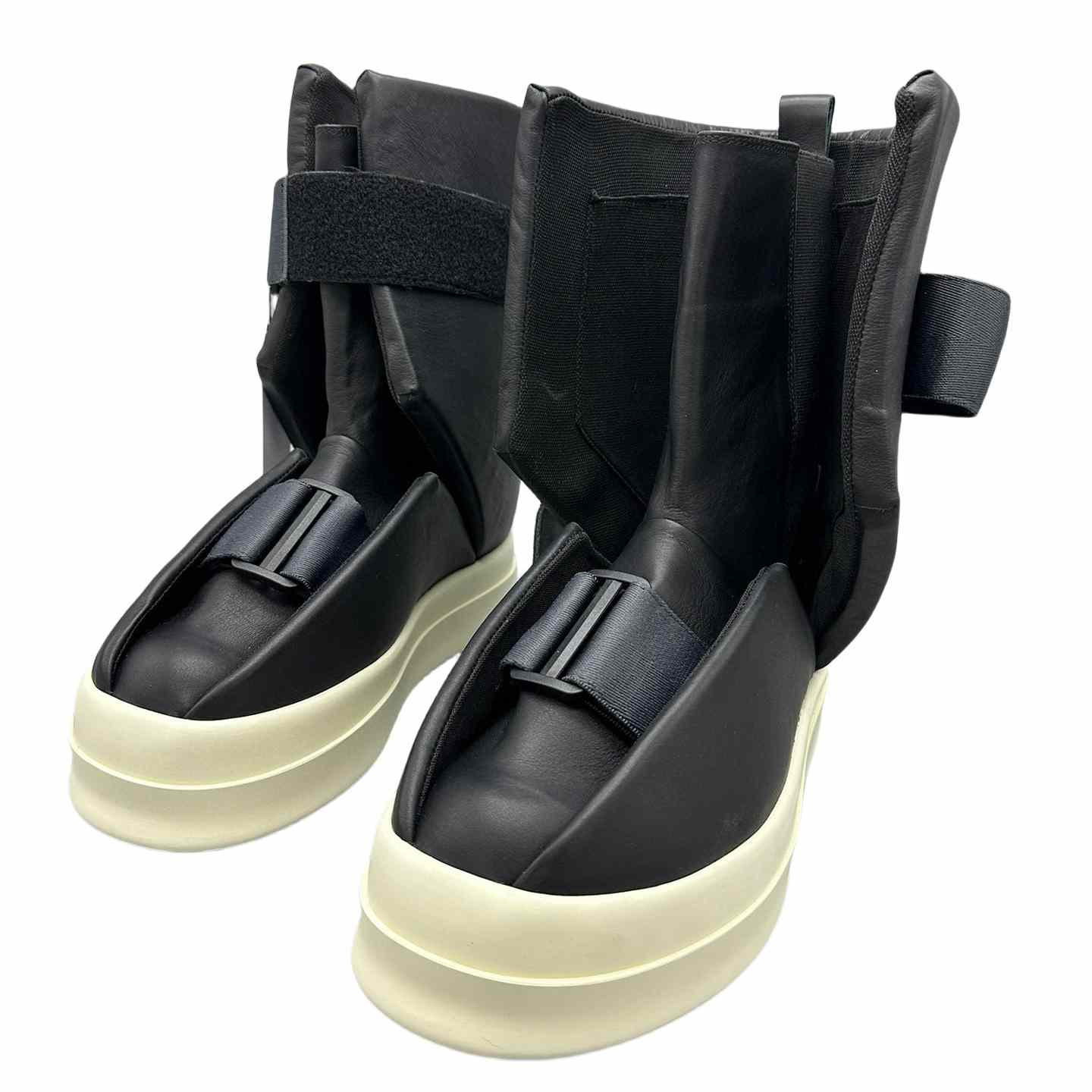 Rick Owens Splint Leather High-top Sneakers - DopestKickz
