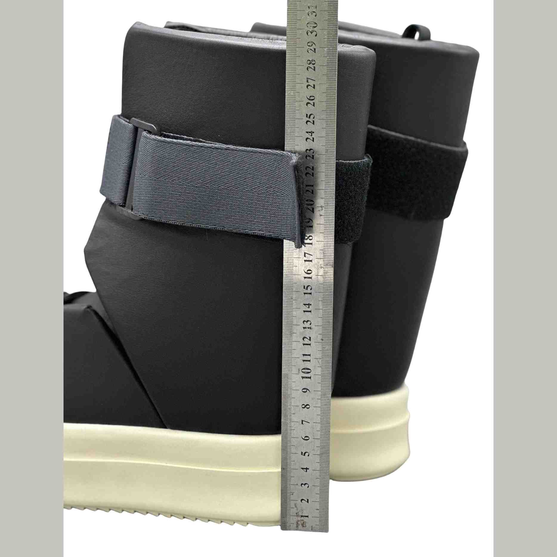 Rick Owens Splint Leather High-top Sneakers - DopestKickz
