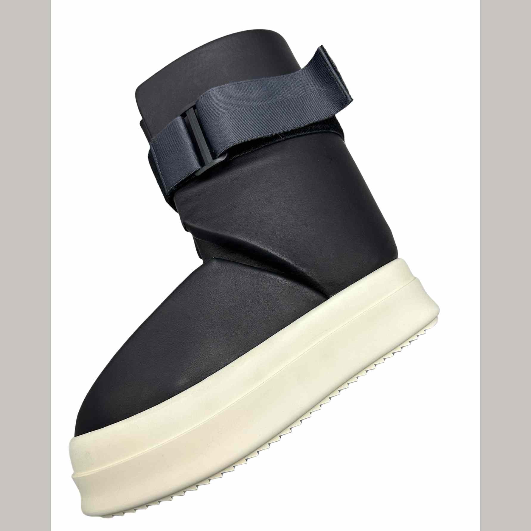 Rick Owens Splint Leather High-top Sneakers - DopestKickz
