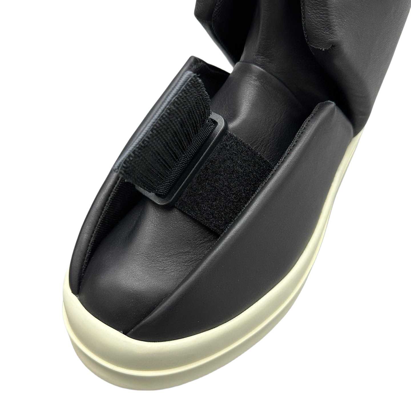 Rick Owens Splint Leather High-top Sneakers - DopestKickz