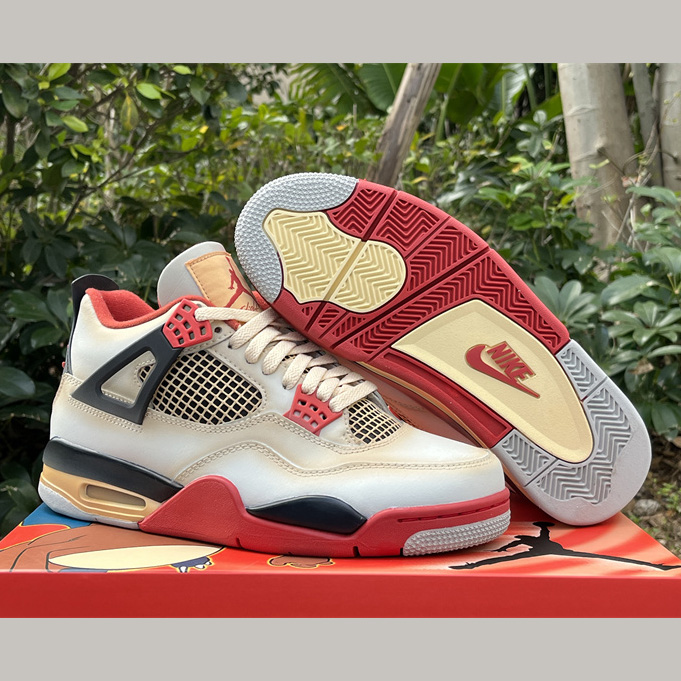 Air Jordan 4 Sneakers     AQ9129-105  - DopestKickz
