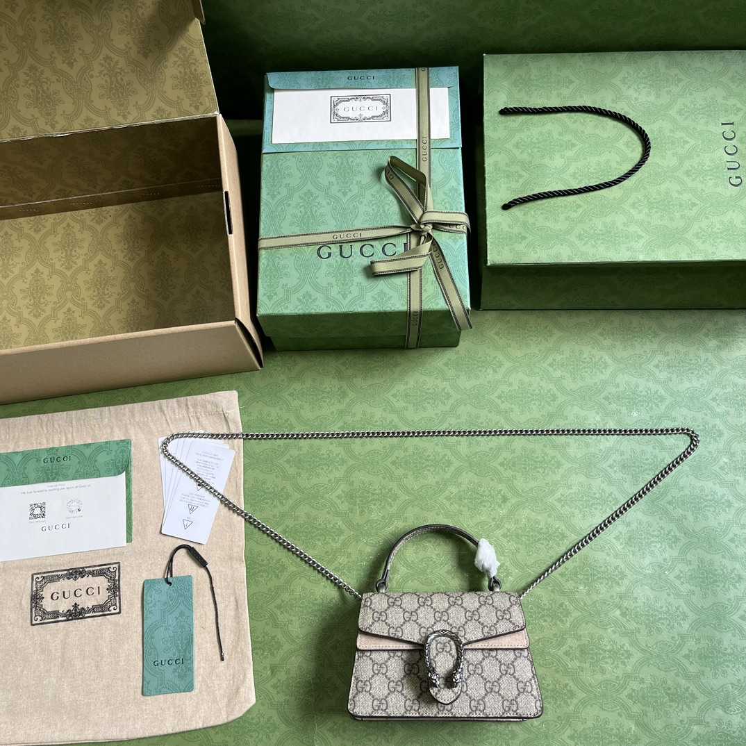 Gucci Dionysus Mini Top Handle Bag (18x 12x 6cm)  - DopestKickz