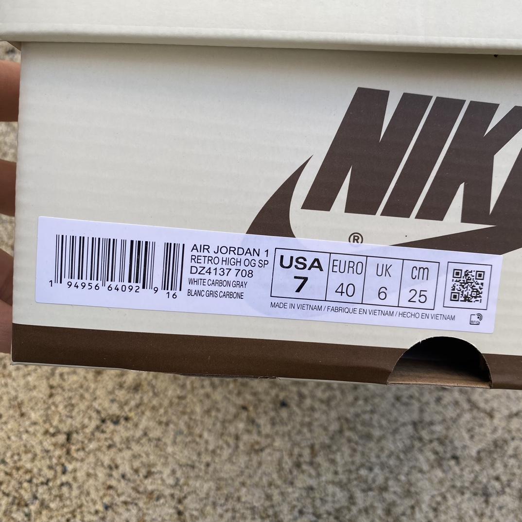 Tracis Scott x Air Jordan 1 Low Golf Sneaker   DZ4137-708 - DopestKickz