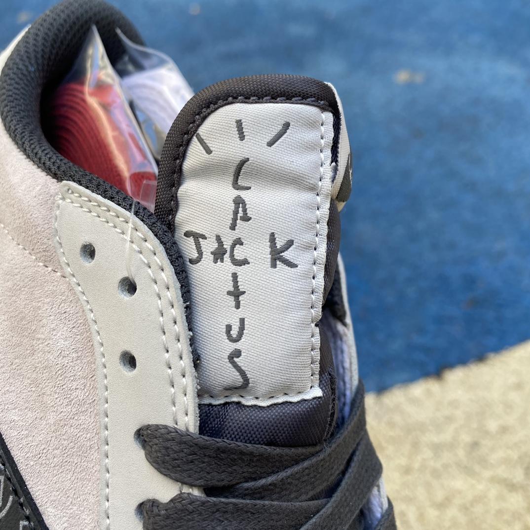 Tracis Scott x Air Jordan 1 Low Golf Sneaker   DZ4137-708 - DopestKickz