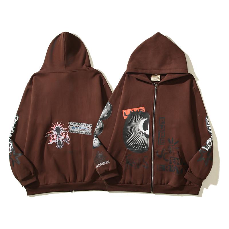 Travis Scott "O2 Pure" Zip Up Hoodie - DopestKickz