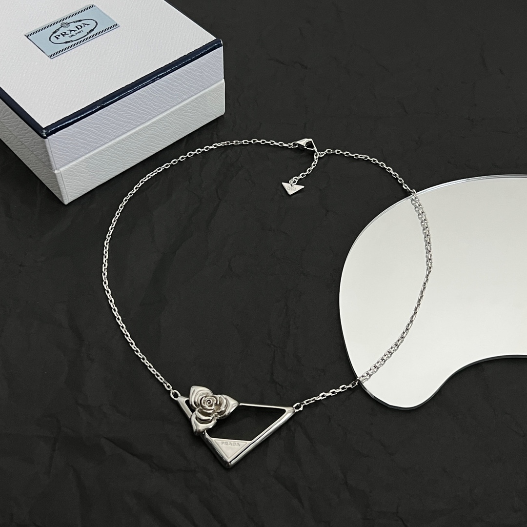 Prada Metal Necklace - DopestKickz