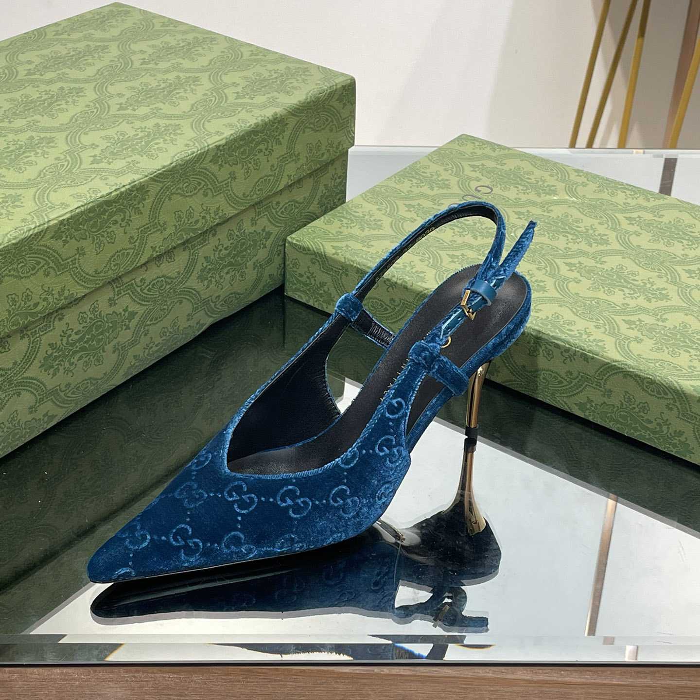 Gucci Women's GG Slingback Pump - DopestKickz