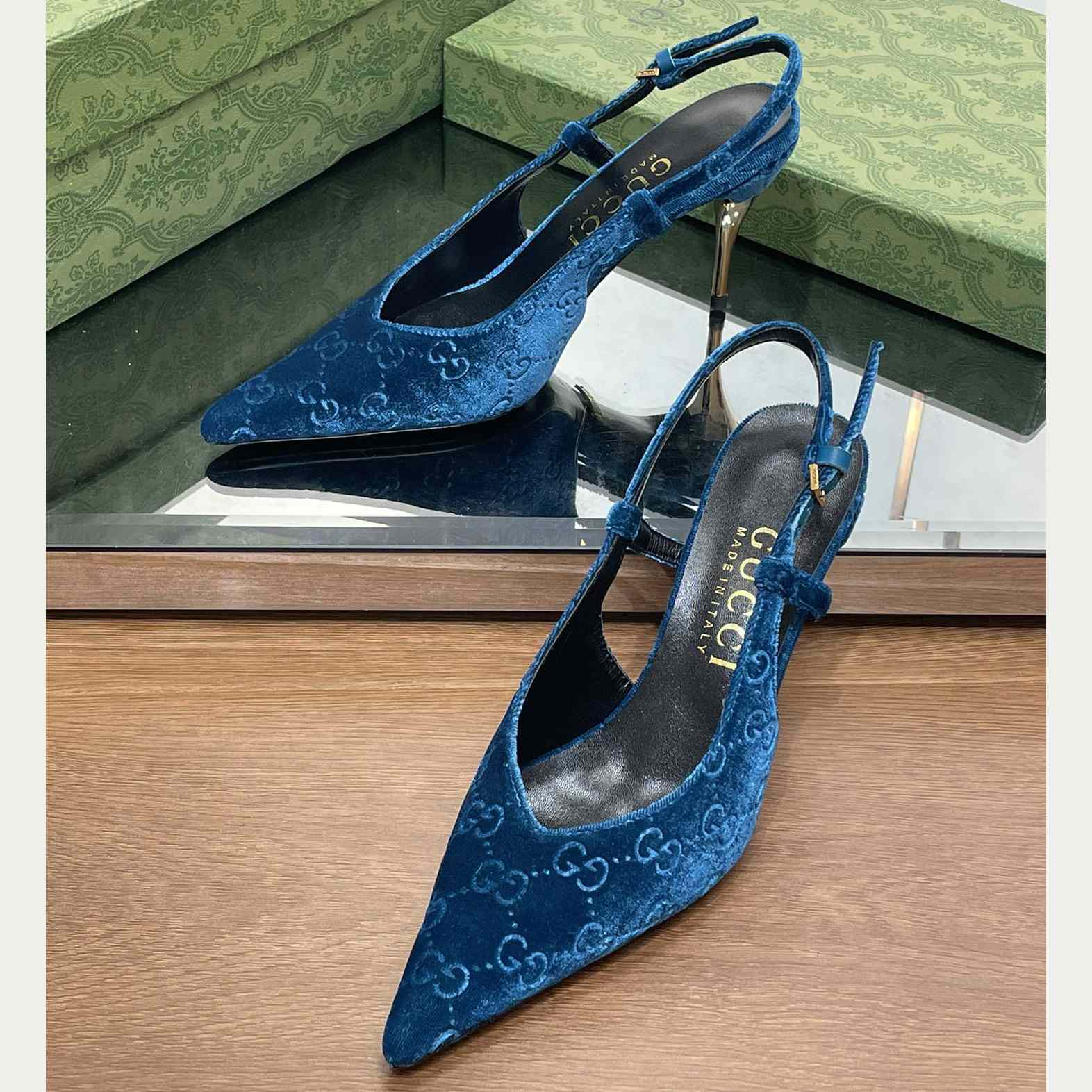 Gucci Women's GG Slingback Pump - DopestKickz