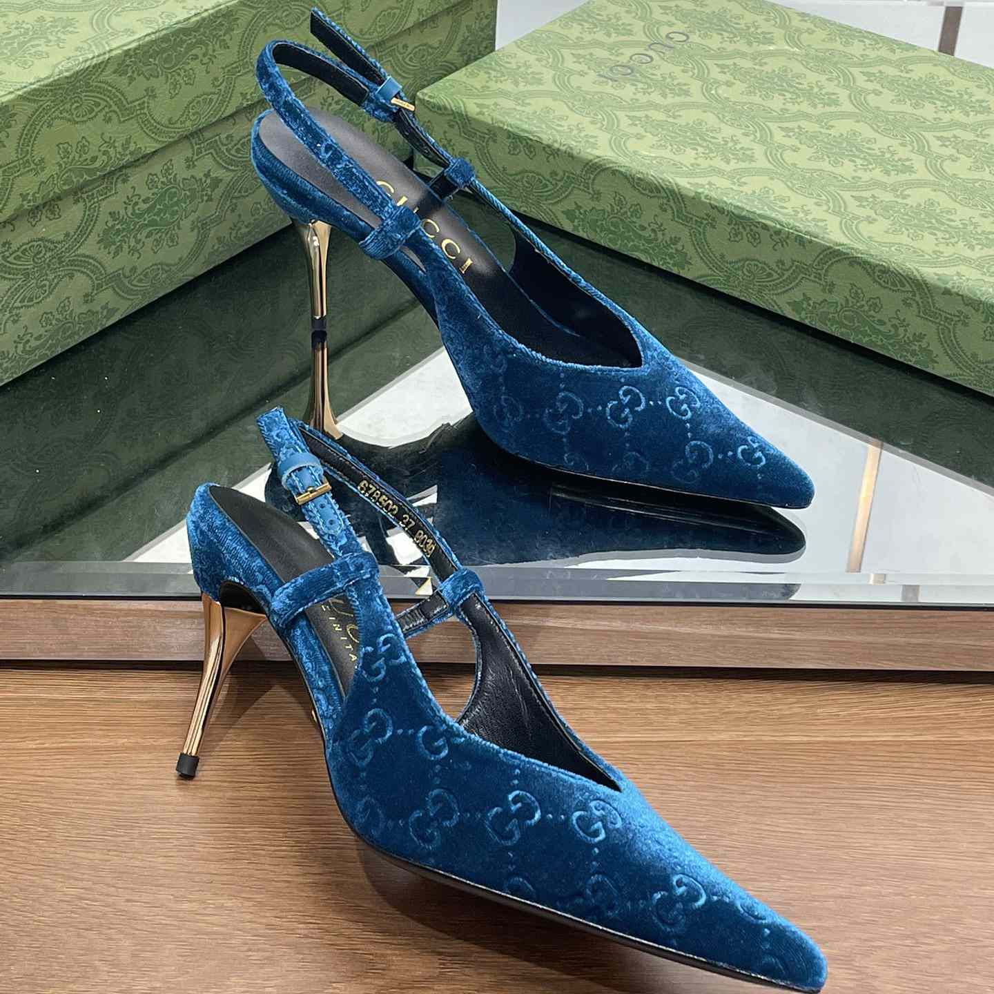 Gucci Women's GG Slingback Pump - DopestKickz