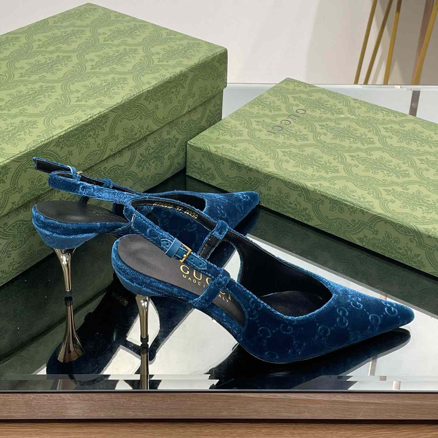 Gucci Women's GG Slingback Pump - DopestKickz