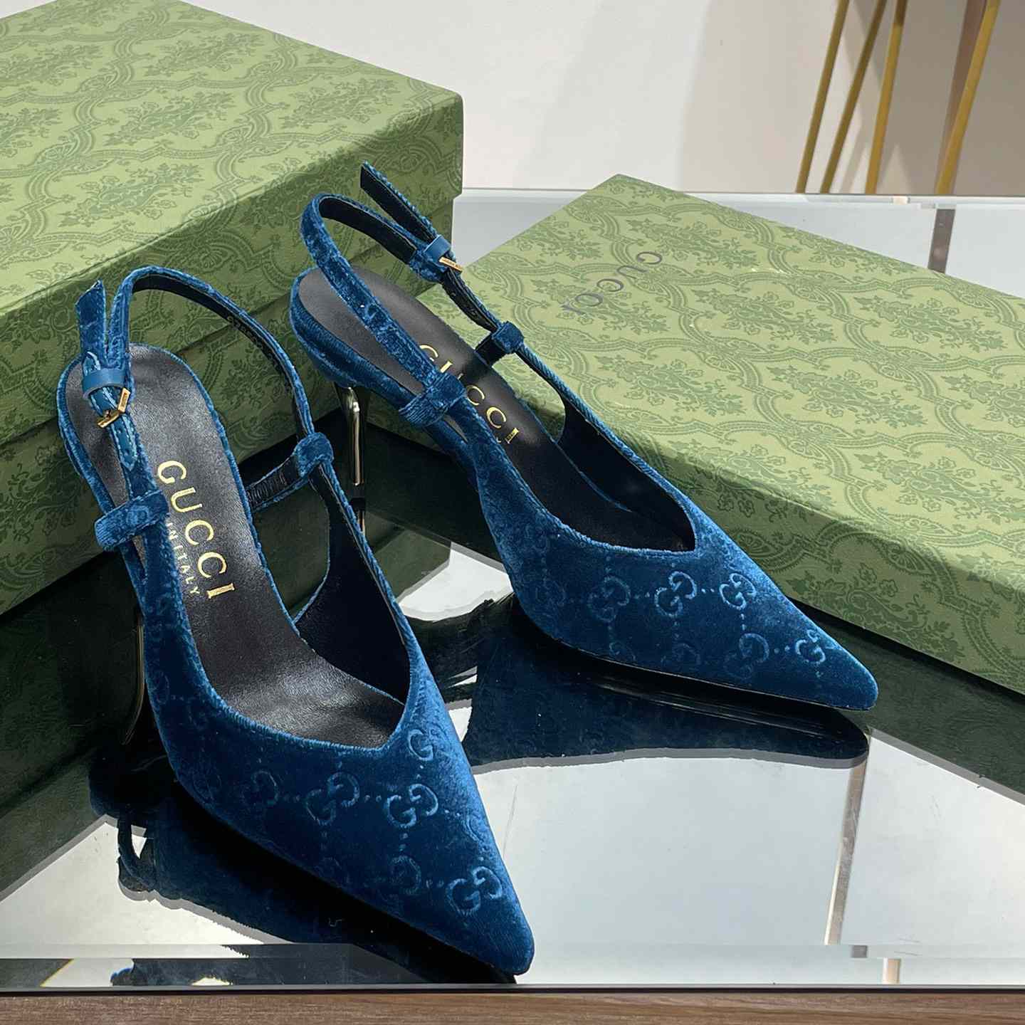 Gucci Women's GG Slingback Pump - DopestKickz