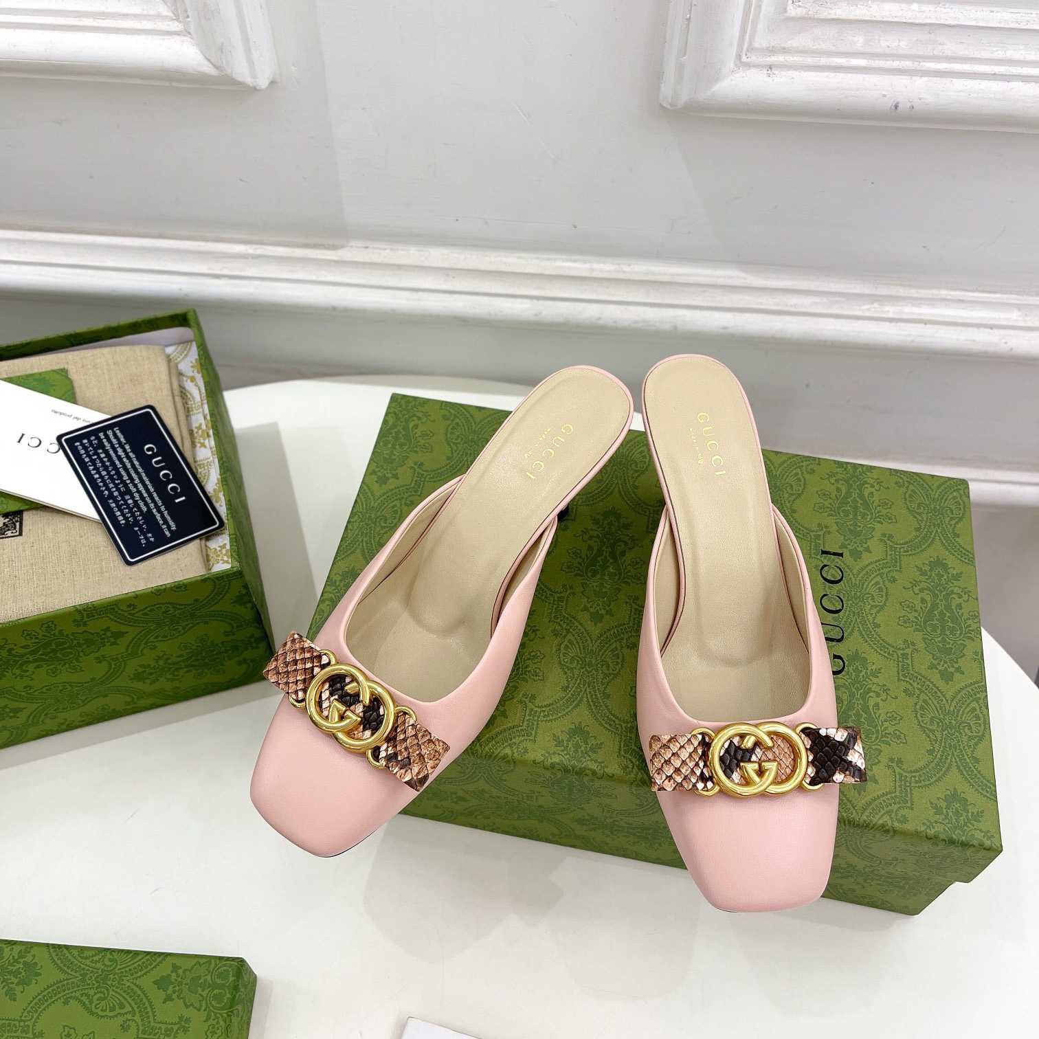 Gucci Women's Interlocking G Mule - DopestKickz